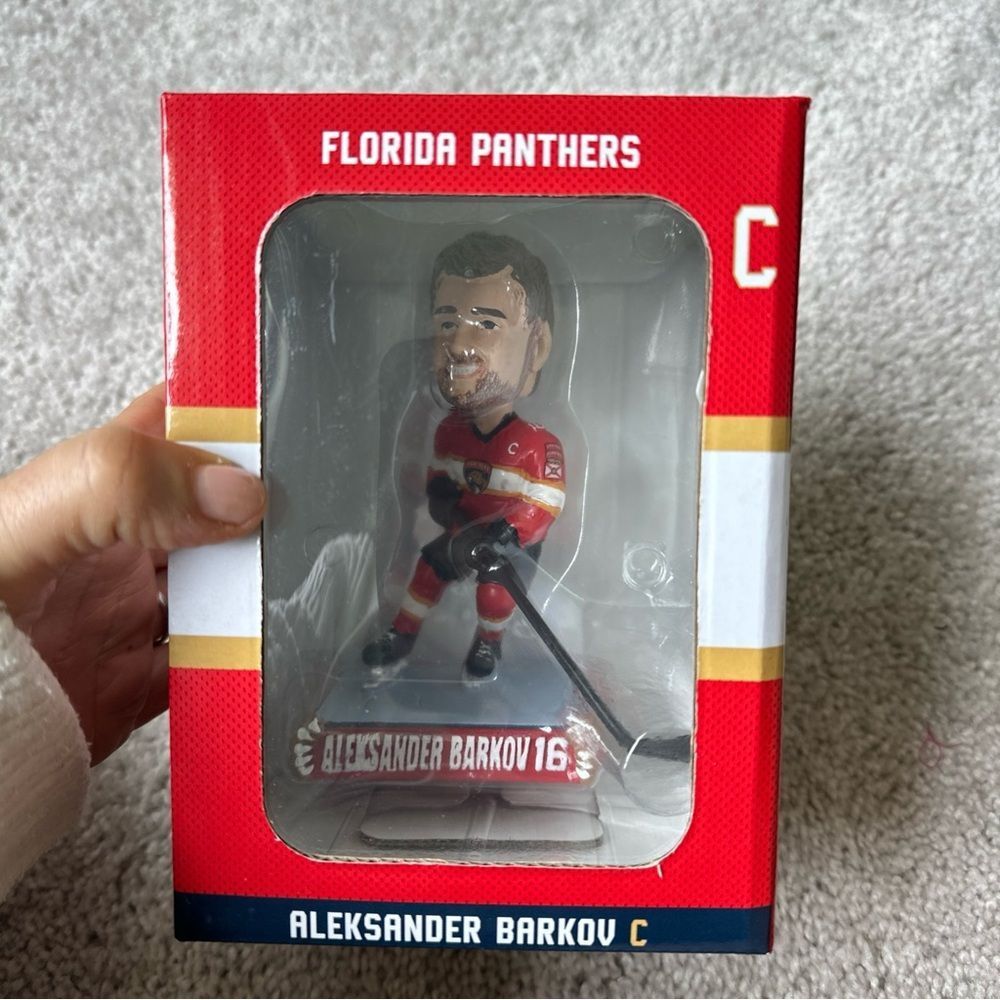 2023 Florida Panthers Aleksander Barkov Mini-Bobblehead Limited Edition NEW